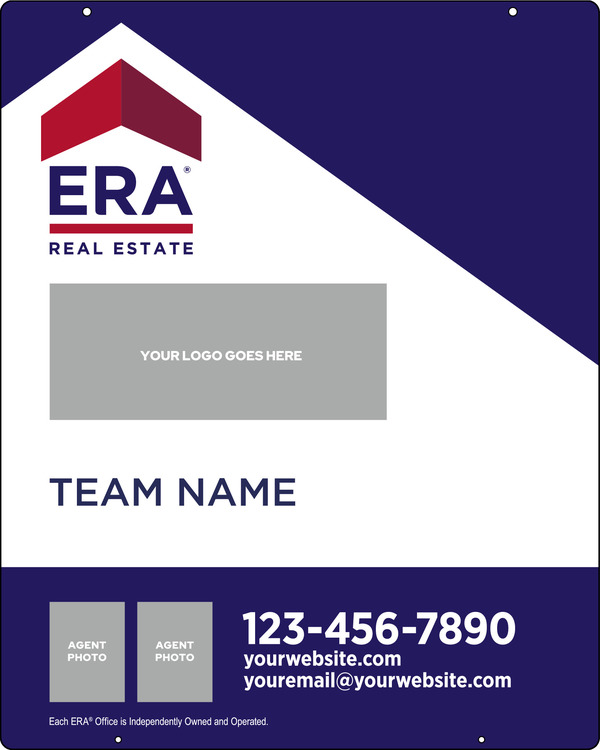 Team Logo - Photo Hanging Sign Panel, 30h x 24w, Steel